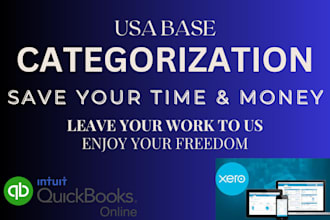 do quickbooks online xero categorization USA base real estate seller