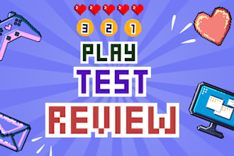 test, and review your PC, android, or ios game