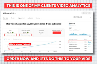 do professional youtube SEO optimization for channel growth