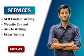 be your SEO content writer, article and blog post writer and rewriter