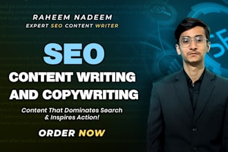 write SEO website content, blog posts and website copy to boost sales