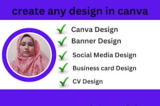 design anything in canva 24 hours by a canva expert