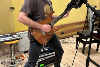record pop,funk,metal,rock,ecc guitar parts