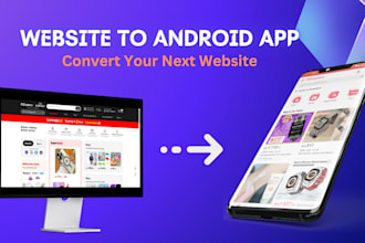 convert website to android app with webview