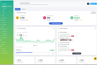 develop  laravel and codeigniter 3 web admin panel, dashboard with portal
