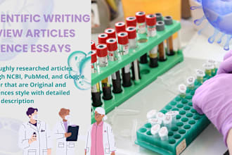 write biochemistry and molecular biology scientific review articles or essays