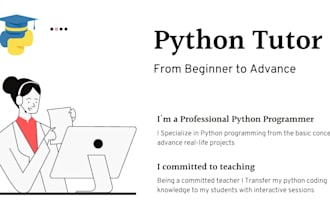 be your python tutor, teach python beginner to advance
