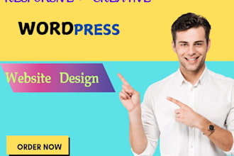do wordpress website design and website development