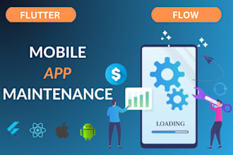 fix flutter app error bugs, flutter app maintenance, flutter seo
