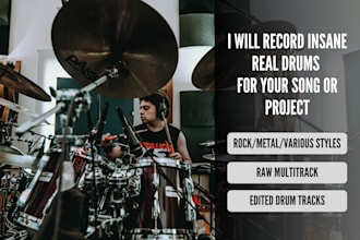 record insane real drums with a pearl masters kit