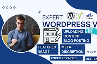 be your fastest wordpress VA for content upload and article posting blog