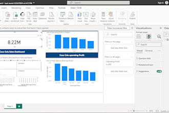 create finance and sales power bi dashboard