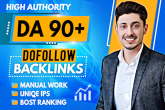 create high quality da 50 to 90 dofollow SEO backlinks for perfect link building
