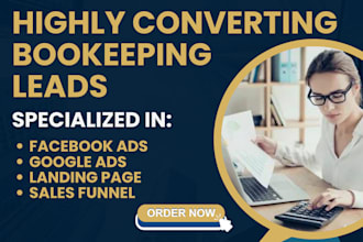 generate bookkeeping accounting leads tax mca leads mca landing page website
