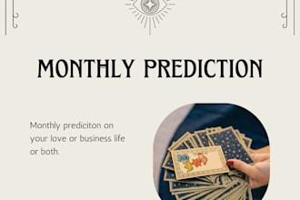 do a tarot reading prediction on how your next month will be