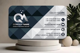 create an outstanding business card design