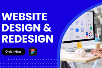 design a modern website UI UX in figma