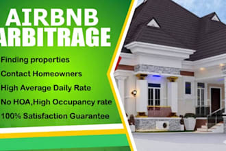 find airbnb arbitrage property in US, UK and canada