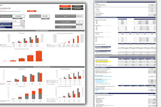 prepare an investor ready financial model or financial projection