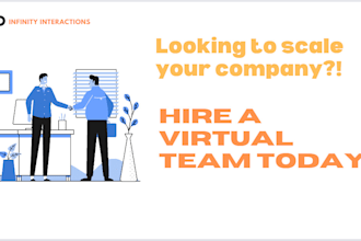 provide virtual assistant, call center services for any need
