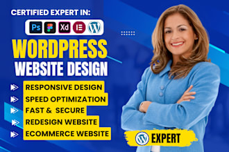 do wordpress website development or design, redesign wordpress website