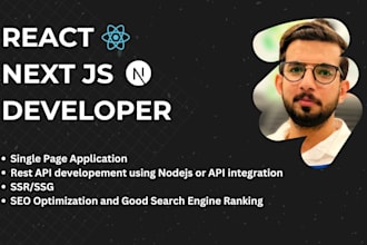 develope scalable fullstack react nextjs website with mongo
