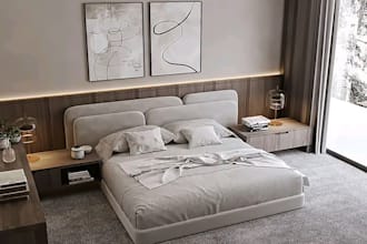 do an interior design, model and render for your bedroom