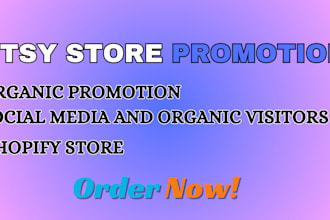 promote etsy store, website traffic to get more sales
