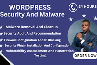 wordpress malware removal with extended website security
