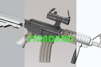 do a blender 3d model