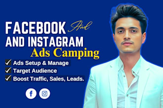 set up facebook and instagram ads for sales and leads
