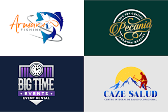 do professional modern logo design for your brand in 24hrs