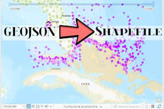 convert a json or geojson file to a shapefile