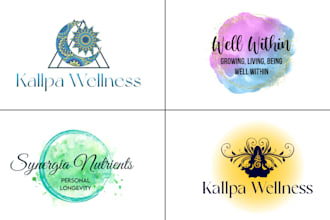 do holistic health wellness spa spiritual yoga coaching logo