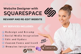 redesign design revamp squarespace website edit update duplicate squarespace web