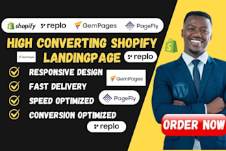 clone shopify landing pages using replo, pagefly, gempages, shogun, or zipify