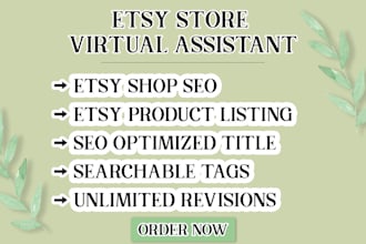 design etsy store product description title handmade products