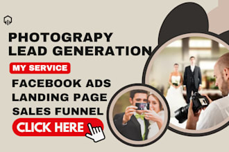 generate exclusive photography leads wedding planning leads via facebook ads