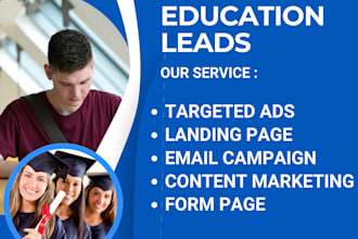 generate education tutor coach college student university scholarship leads