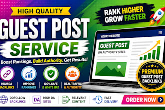 guest post on high authority sites to get dofollow  backlinks