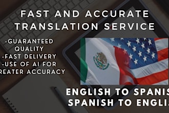 translate texts form spanish to english and vice versa