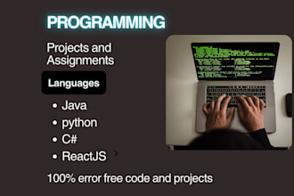 do full stack coding in csharp java python reactjs
