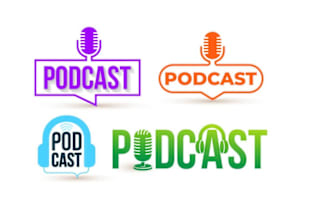 creative podcast logo design for brand differentiation