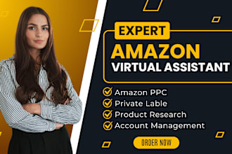 be your amazon fba private label virtual assistant and amazon account manager