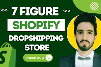 setup shopify store design, shopify website design ,dropshipping store