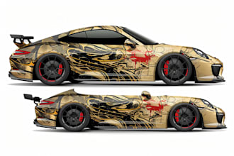 design a stunning vehicle wrap