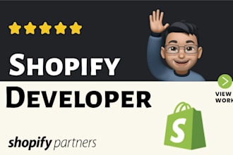 be your shopify liquid developer and shopify custom coding developer