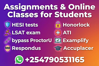 do proctoru, honorlocks, respondus, cna,hesi, ati teas, sophia, exemplify tasks