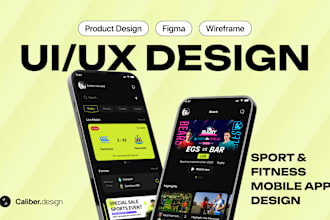 do mobile UI UX design, app UI, and wireframe ui design in figma