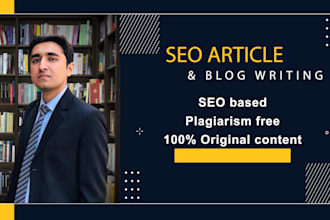write articles and blogs for your website